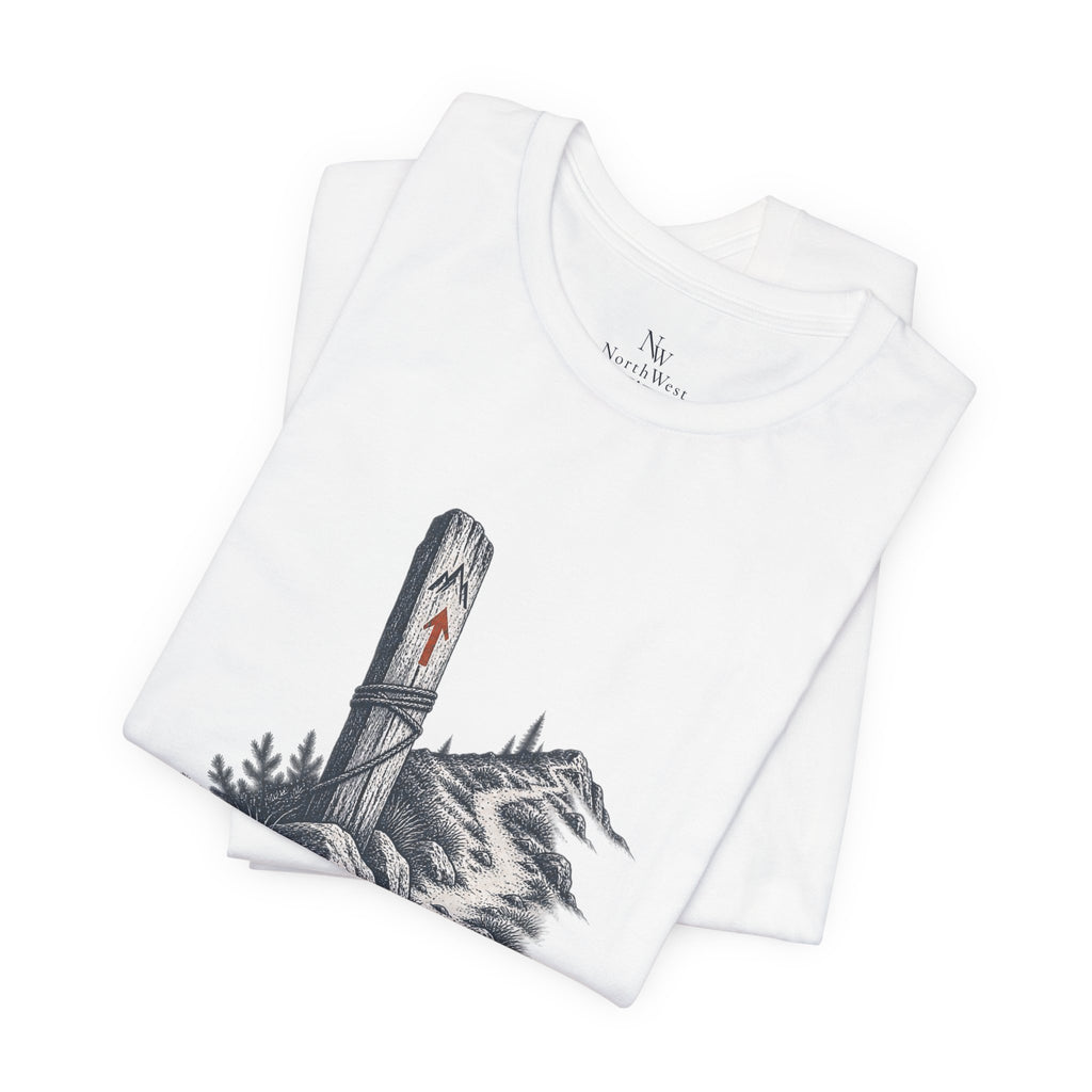 Take The Long Way T‑Shirt — Scenic Hiking Adventure Tee ("Take the Long Way" / "The Long Way Home")