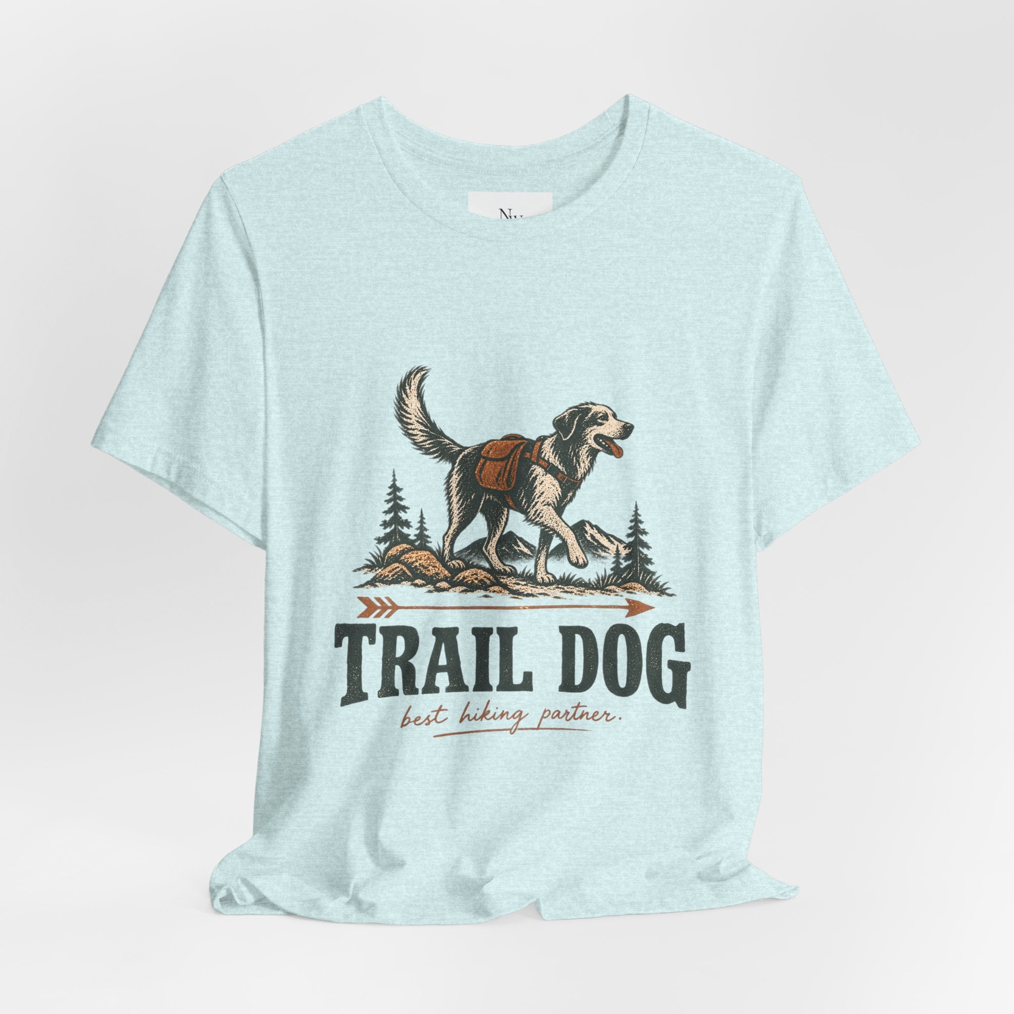 Trail Dog Tee — "Trails Are Better With Dogs" Outdoor Hiking Shirt