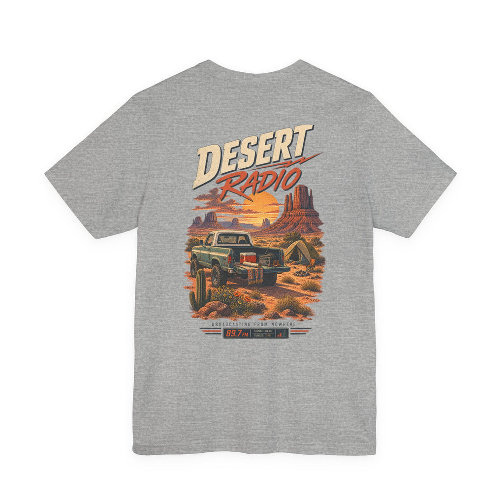 Desert Radio Tee — '89.7 Nowhere FM' Vintage Desert Radio Graphic T-Shirt