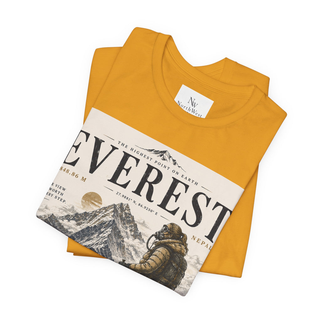 Everest Adventure Tee — Mountain Climber Vintage Graphic T‑Shirt