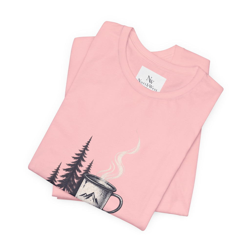 5:42 AM Camping T‑Shirt — "Before Everyone Else" Morning Coffee & Mountain Tee