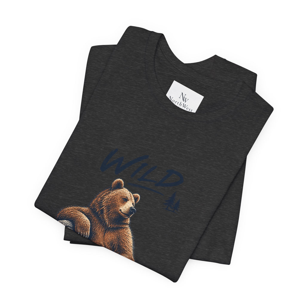 Wild at Heart Bear T-Shirt — Outdoor Nature Graphic Tee