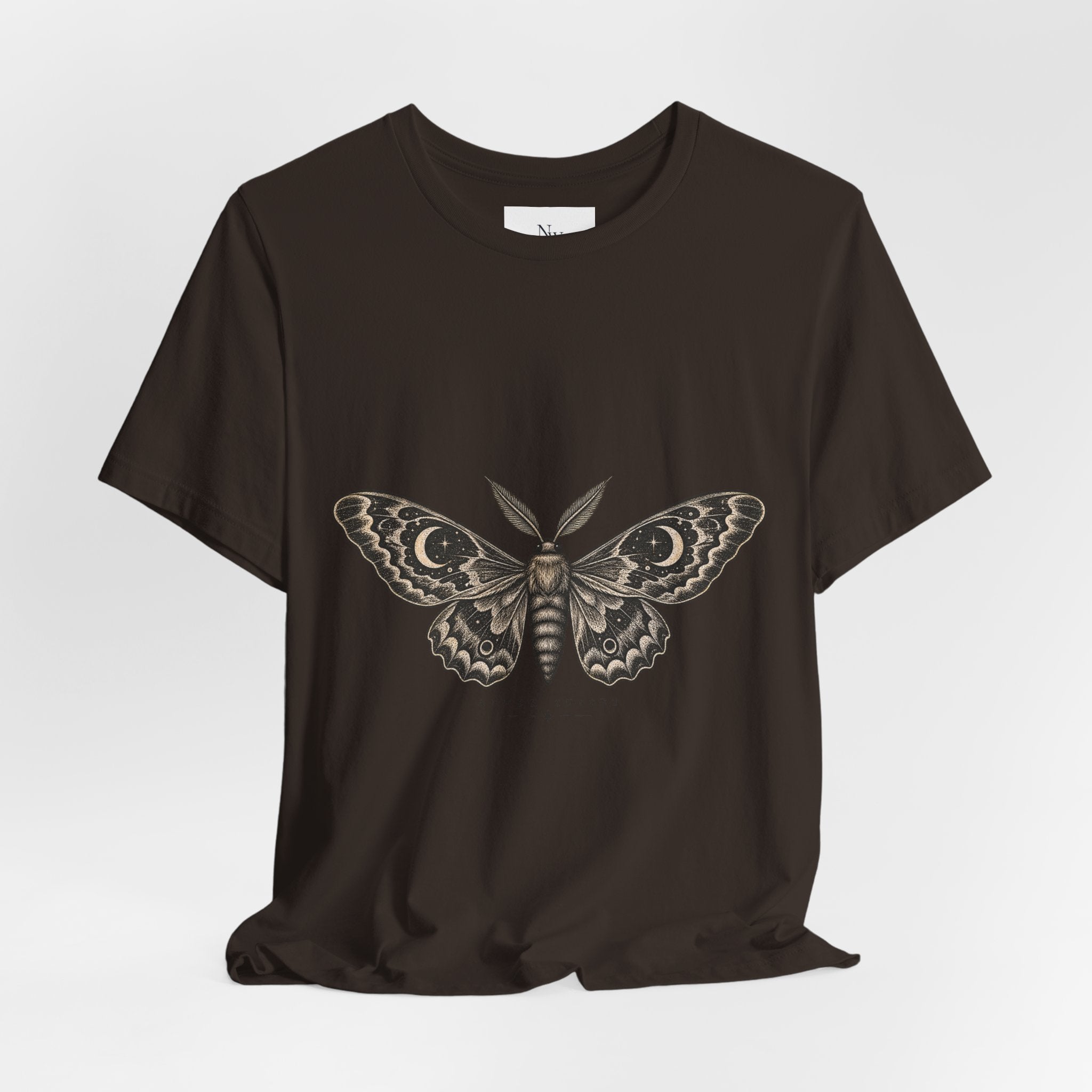 Meet Me After Sunset Tee — Vintage Moth & Moon Graphic T-Shirt