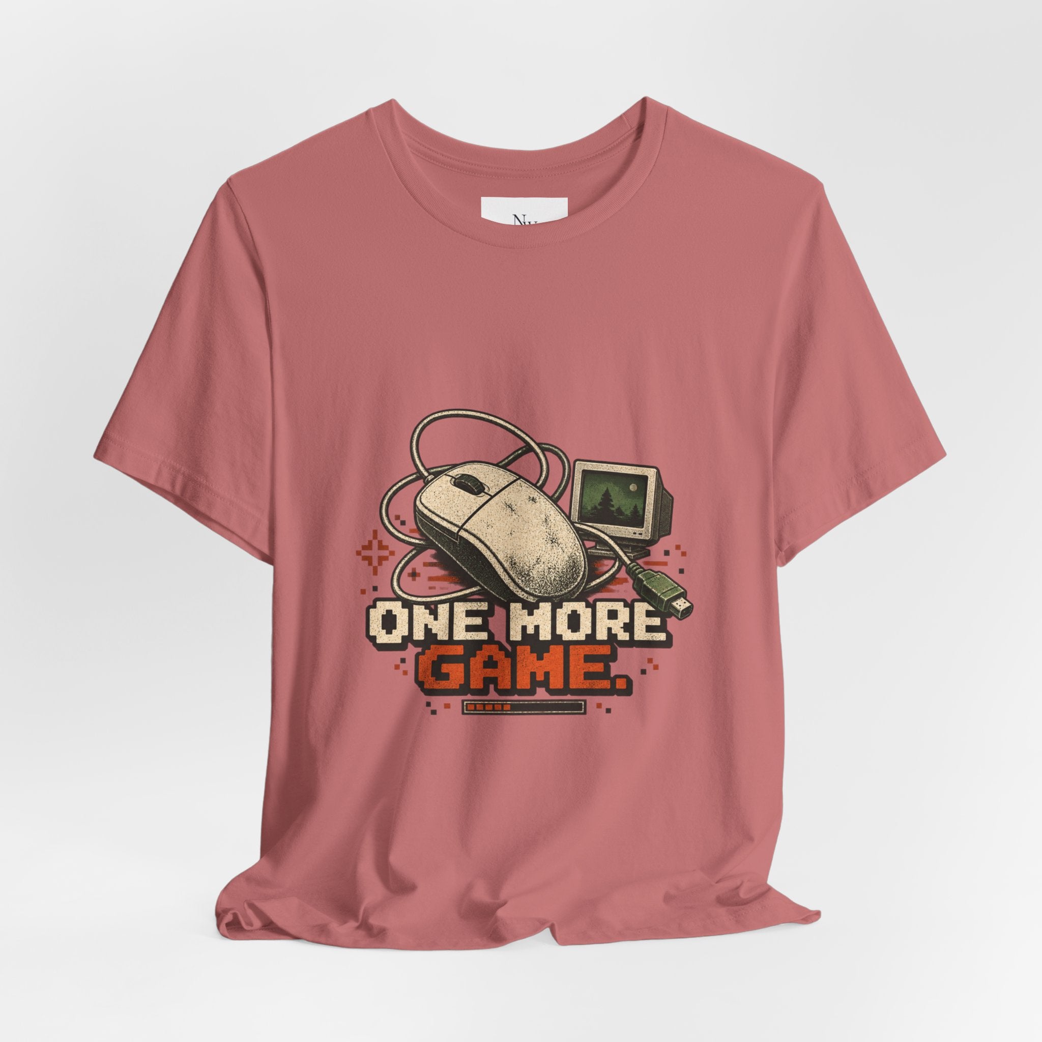 Gaming Tee — "One More Game" Retro LAN Party T-Shirt