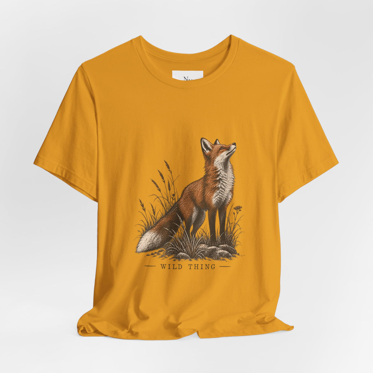 Wild Things Fox Tee — Woodland Nature Graphic T-Shirt