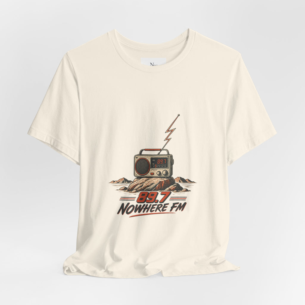 Desert Radio Tee — '89.7 Nowhere FM' Vintage Desert Radio Graphic T-Shirt