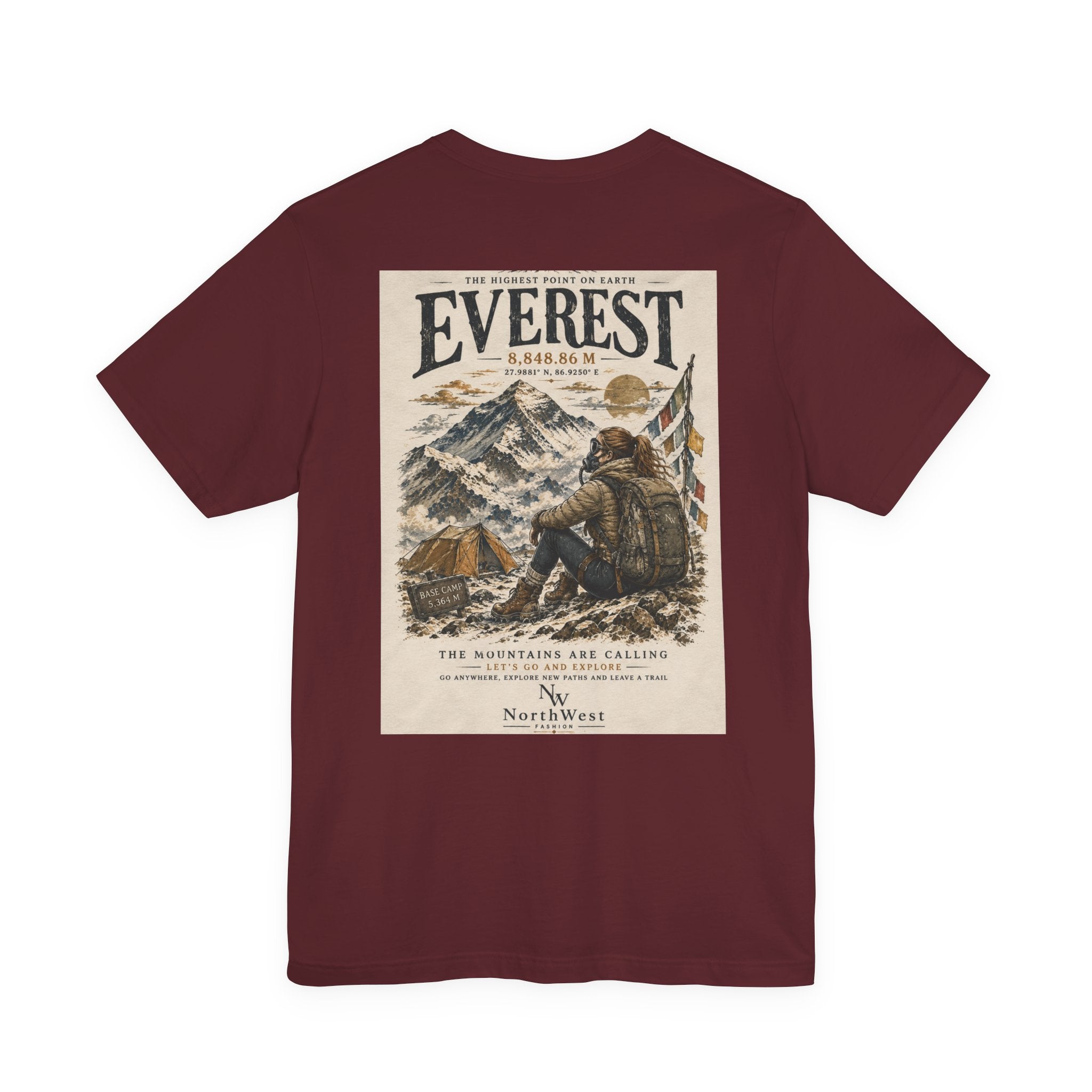 Everest Adventure Tee — Mountain Climber Vintage Graphic T‑Shirt