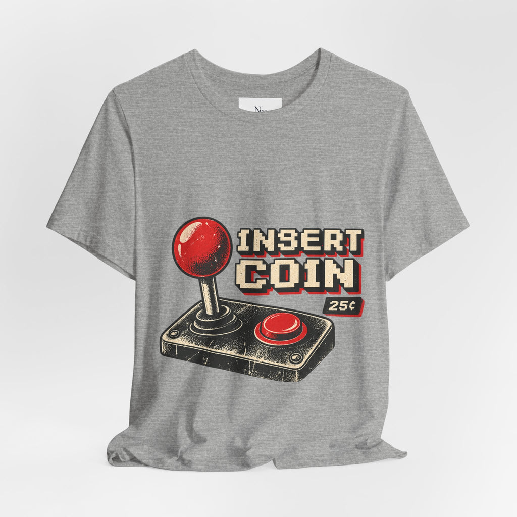 Insert Coin Arcade T‑Shirt — "One More Game" Retro Gaming Tee
