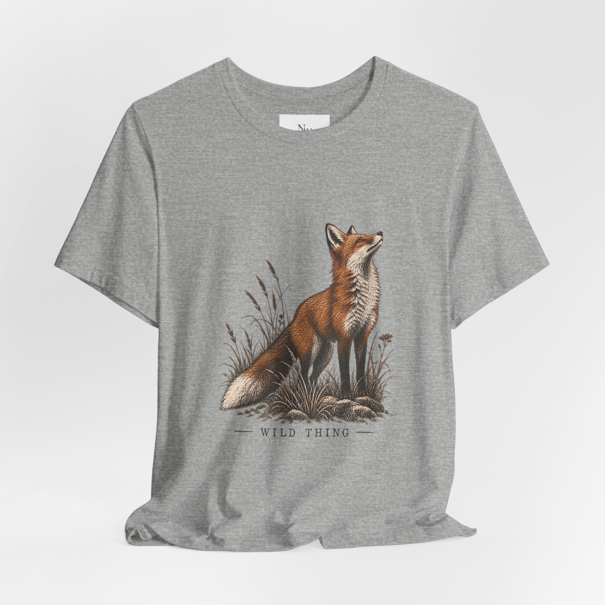 Wild Things Fox Tee — Woodland Nature Graphic T-Shirt