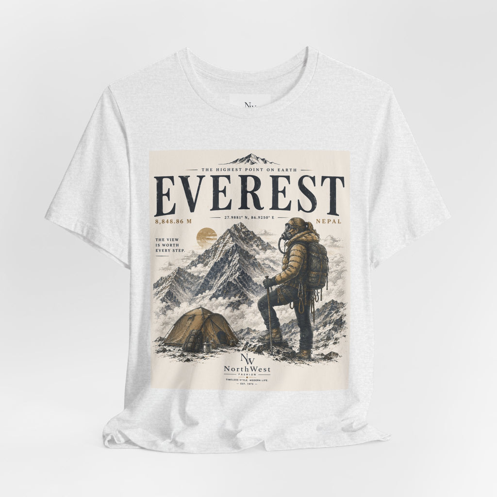 Everest Adventure Tee — Mountain Climber Vintage Graphic T‑Shirt