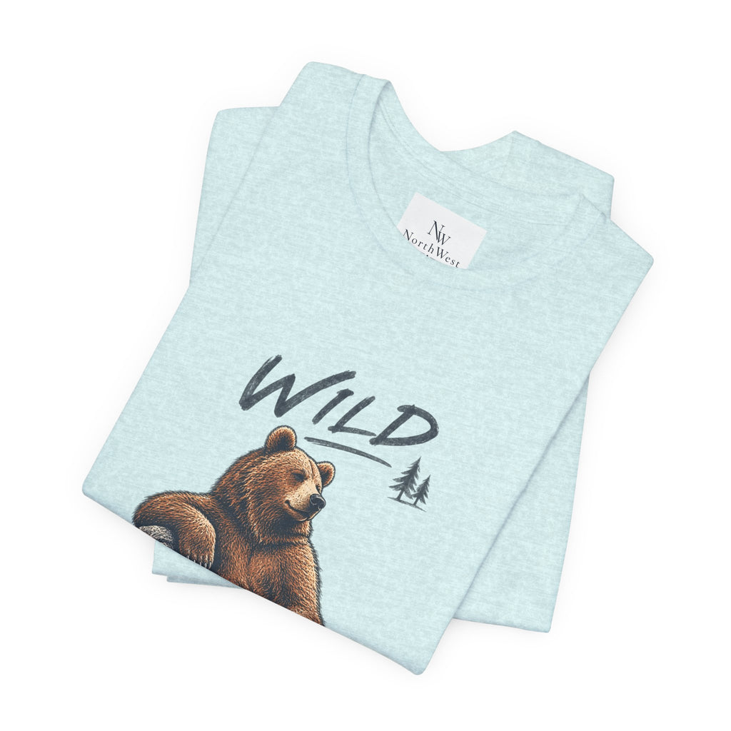 Wild at Heart Bear T-Shirt — Outdoor Nature Graphic Tee