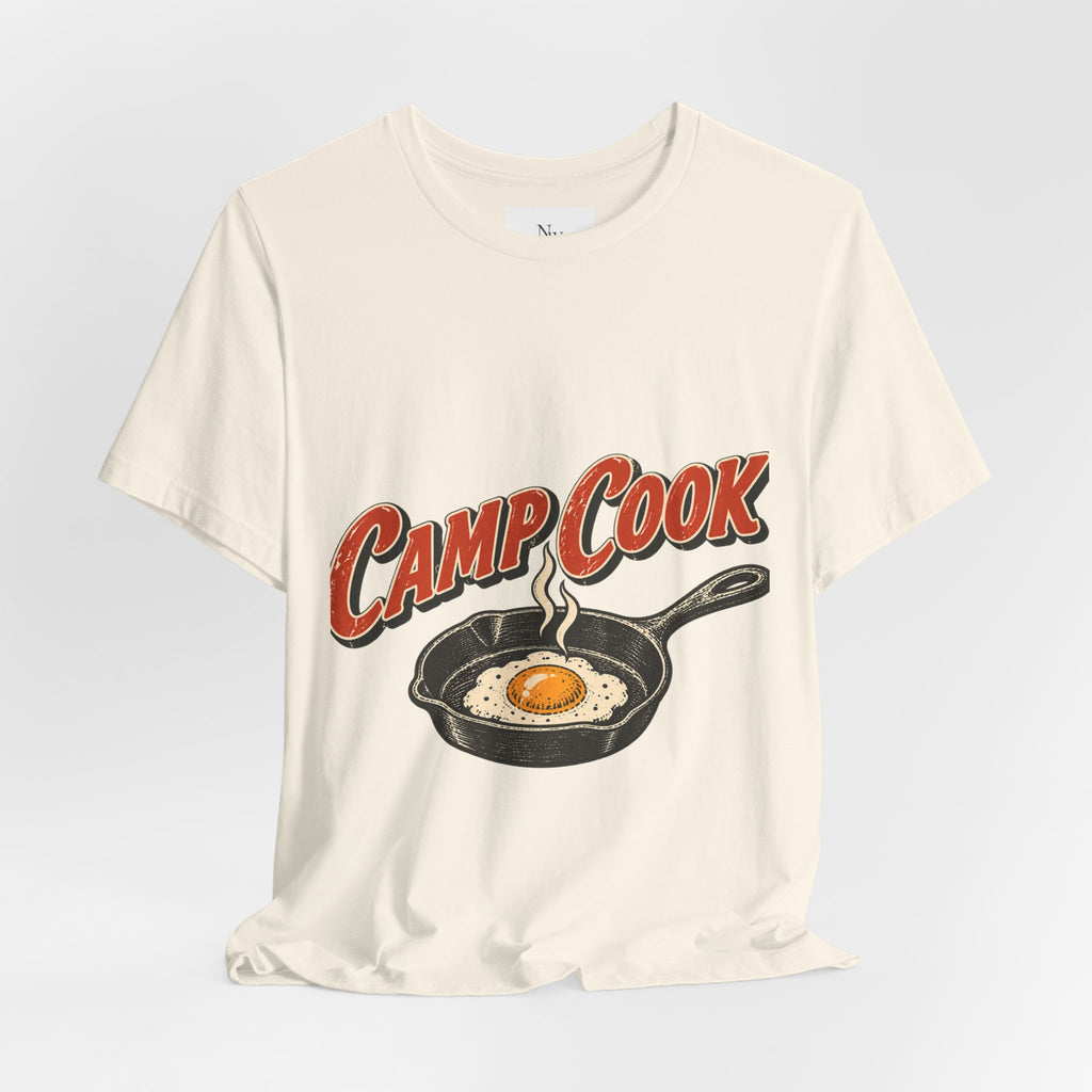 Camp Cook T‑Shirt — “Breakfast Tastes Better Outside” Camping Tee