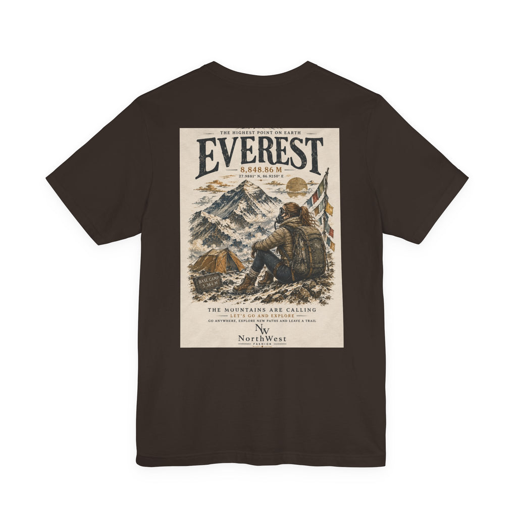 Everest Adventure Tee — Mountain Climber Vintage Graphic T‑Shirt