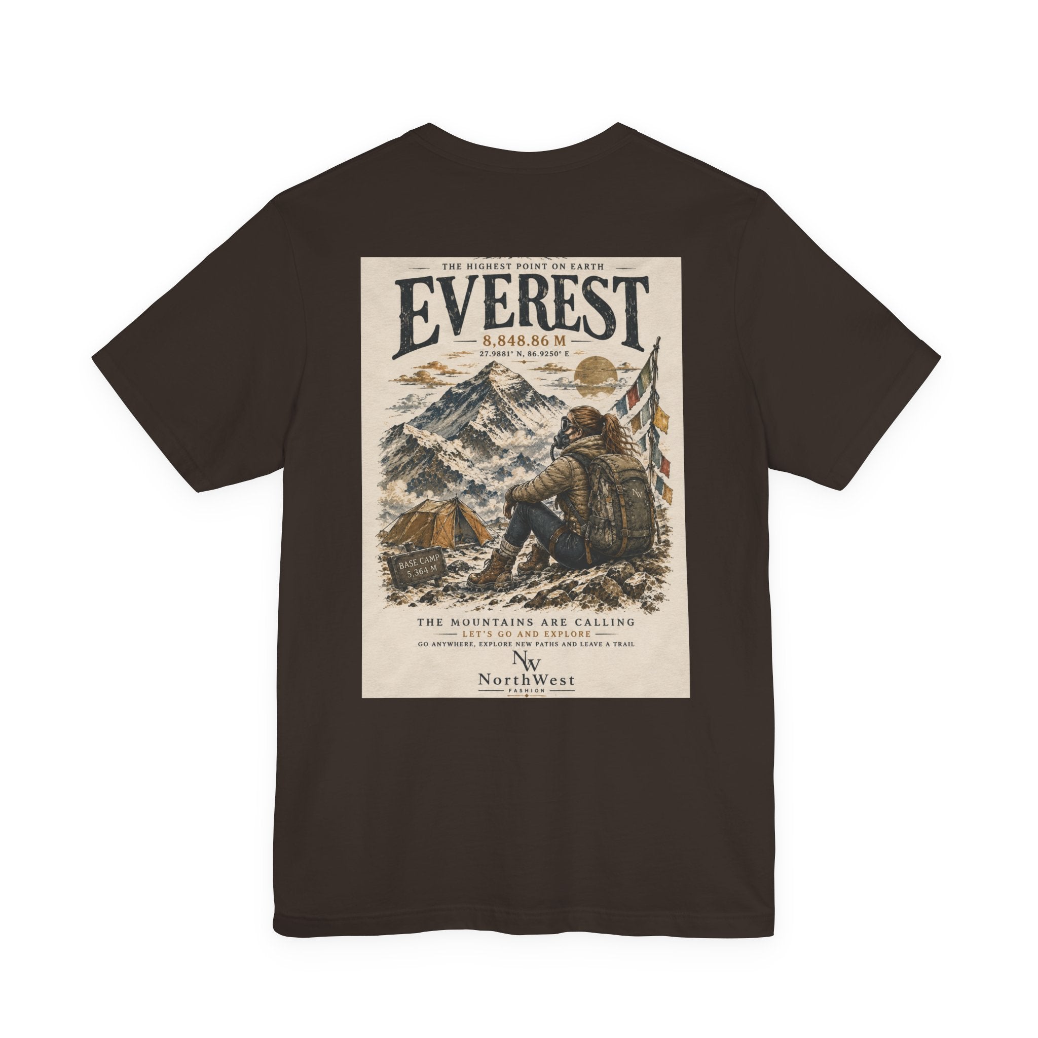 Everest Adventure Tee — Mountain Climber Vintage Graphic T‑Shirt