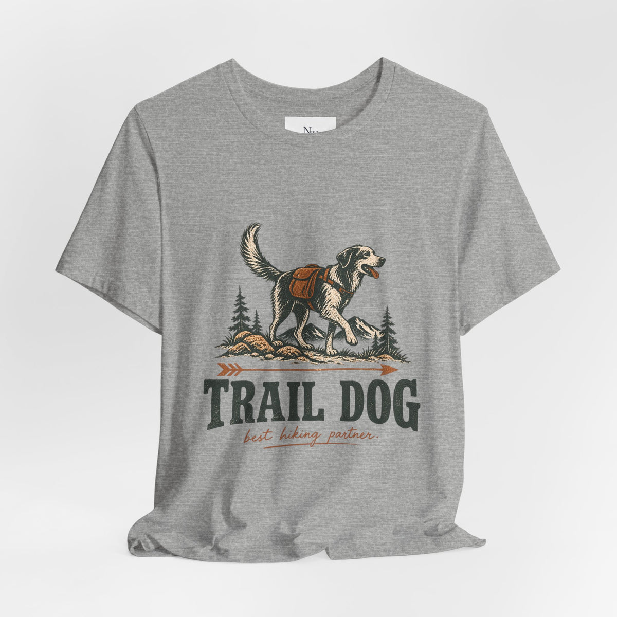 Trail Dog Tee — "Trails Are Better With Dogs" Outdoor Hiking Shirt