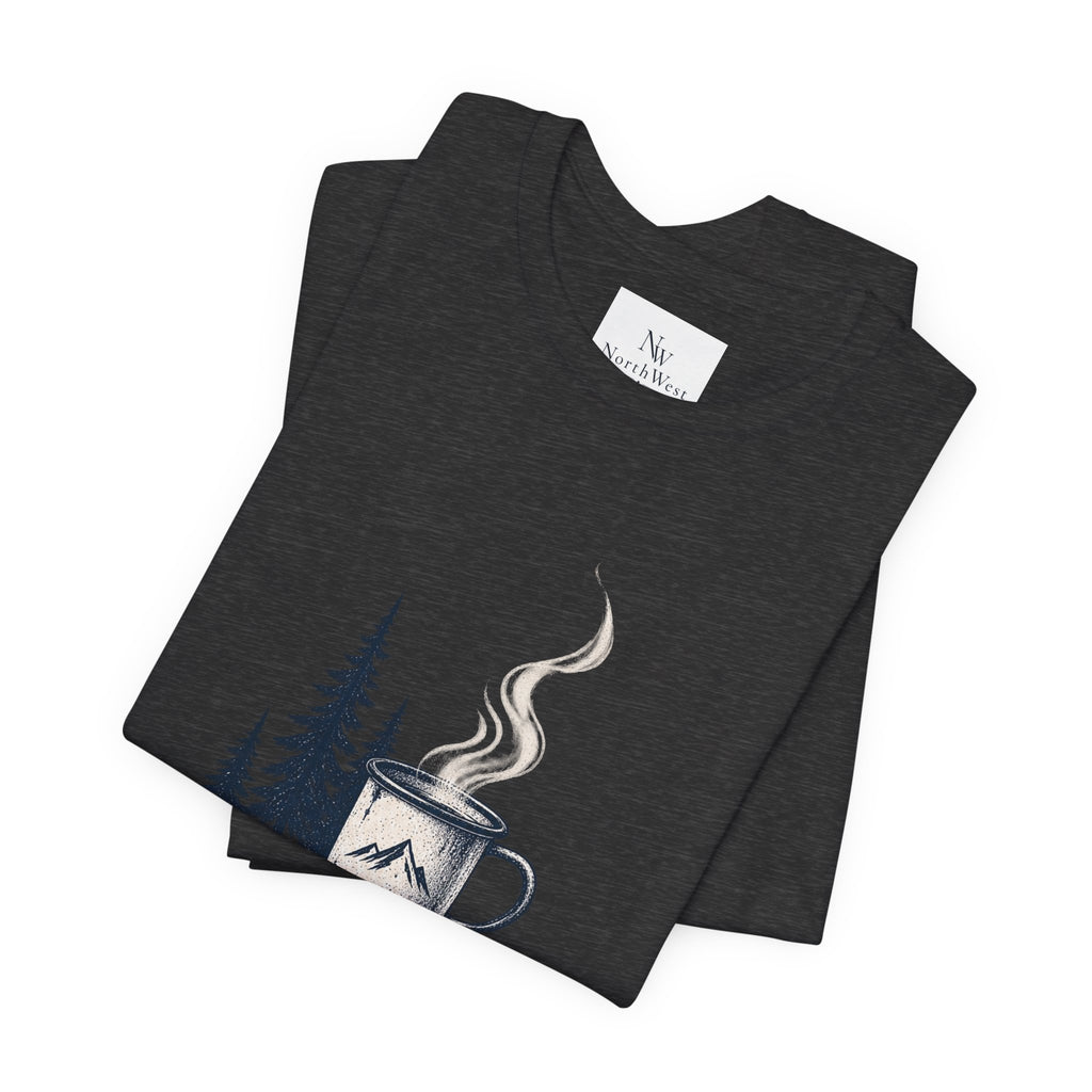 5:42 AM Camping T‑Shirt — "Before Everyone Else" Morning Coffee & Mountain Tee