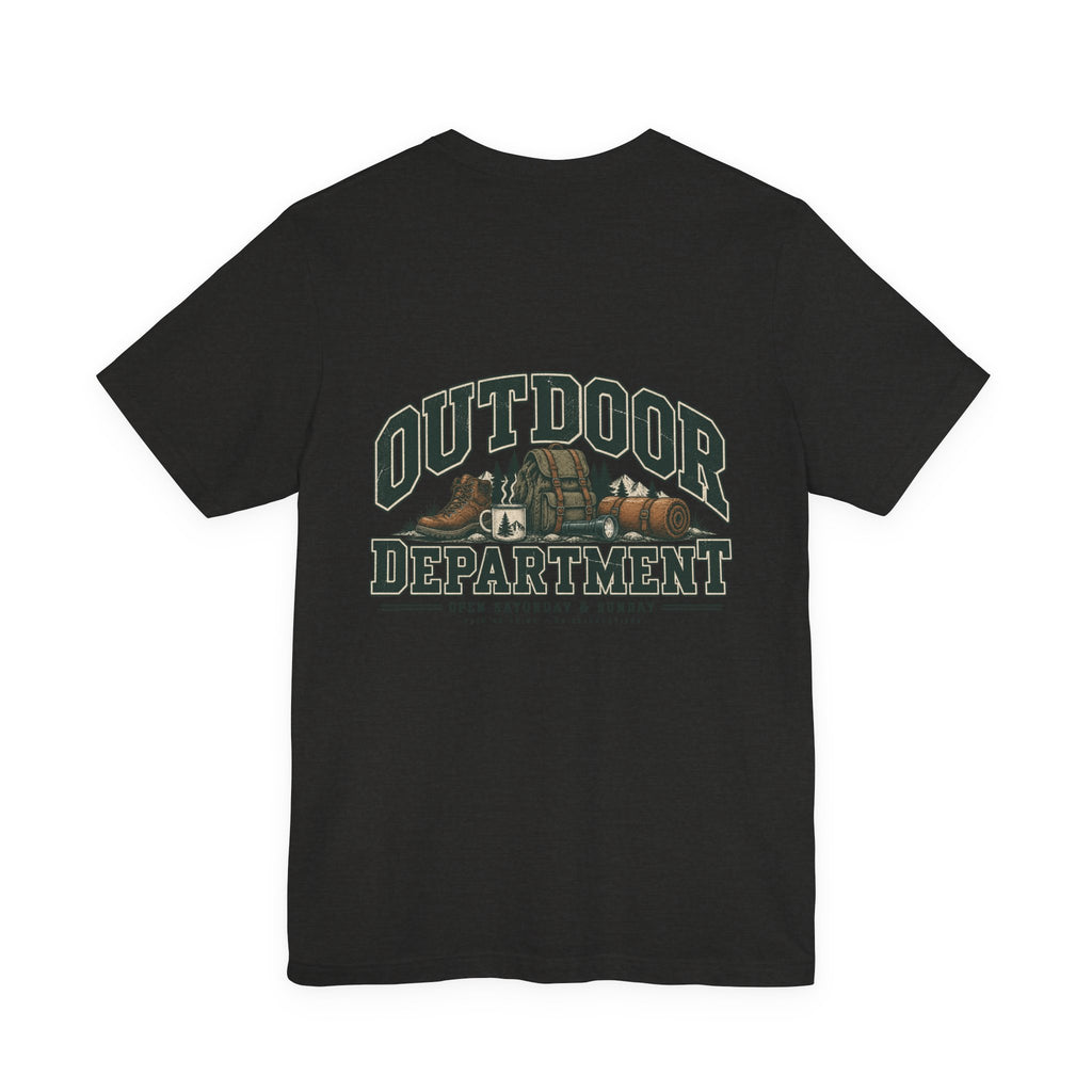 Outdoor Dept. Graphic Tee — Adventure Camping T-Shirt