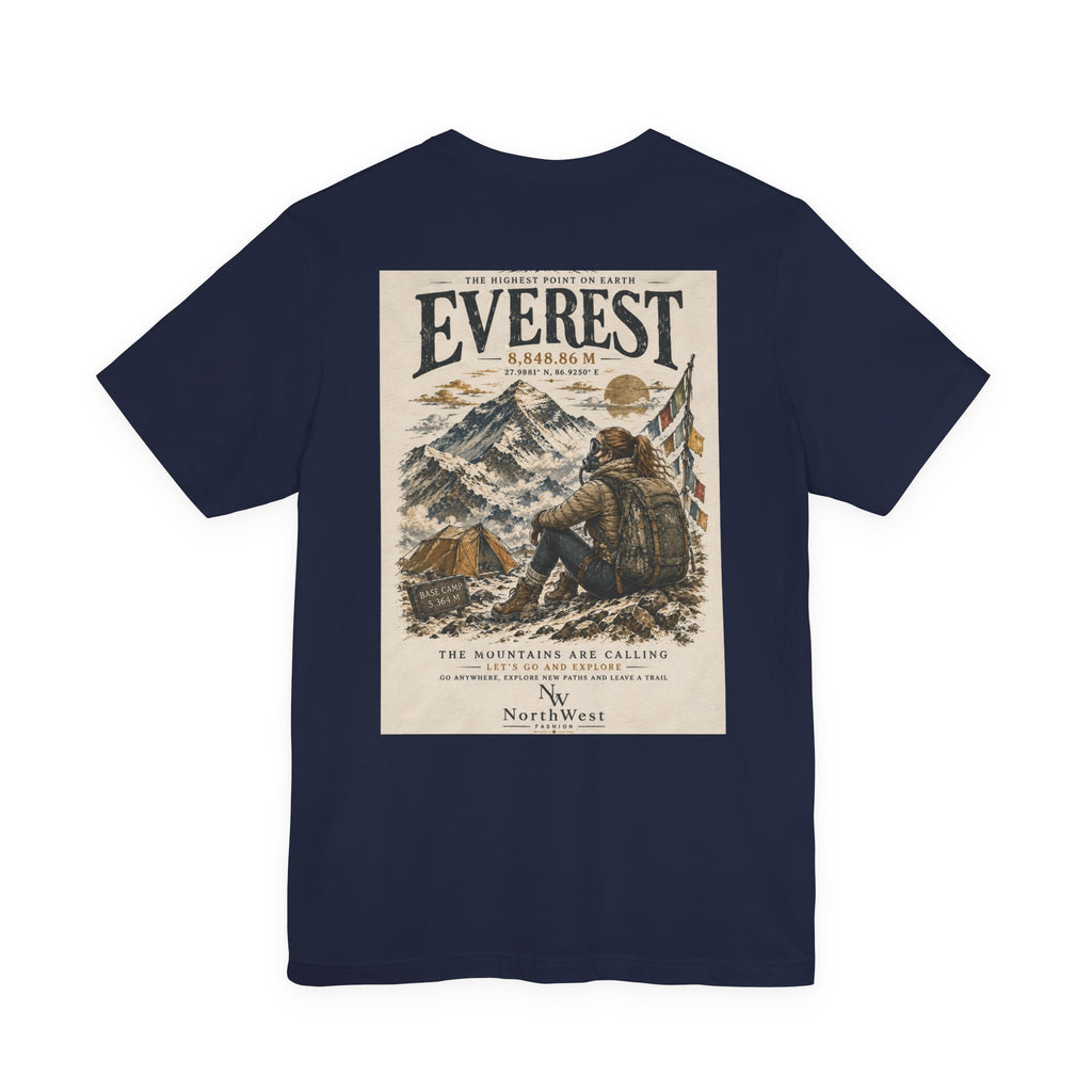 Everest Adventure Tee — Mountain Climber Vintage Graphic T‑Shirt