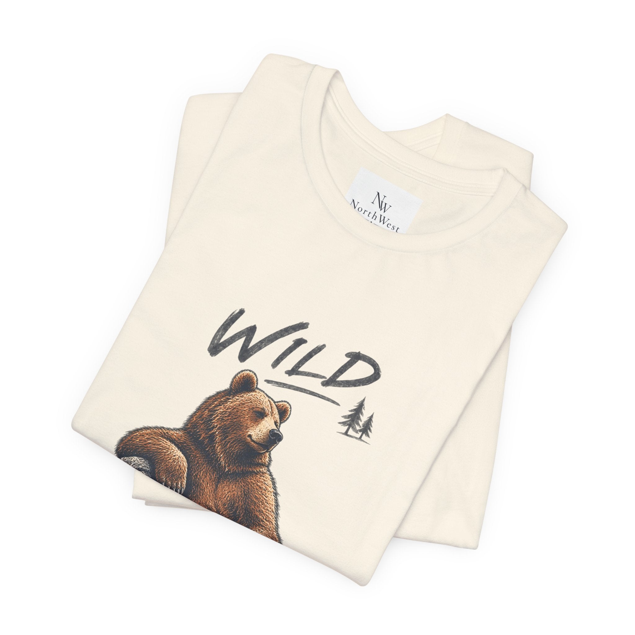 Wild at Heart Bear T-Shirt — Outdoor Nature Graphic Tee