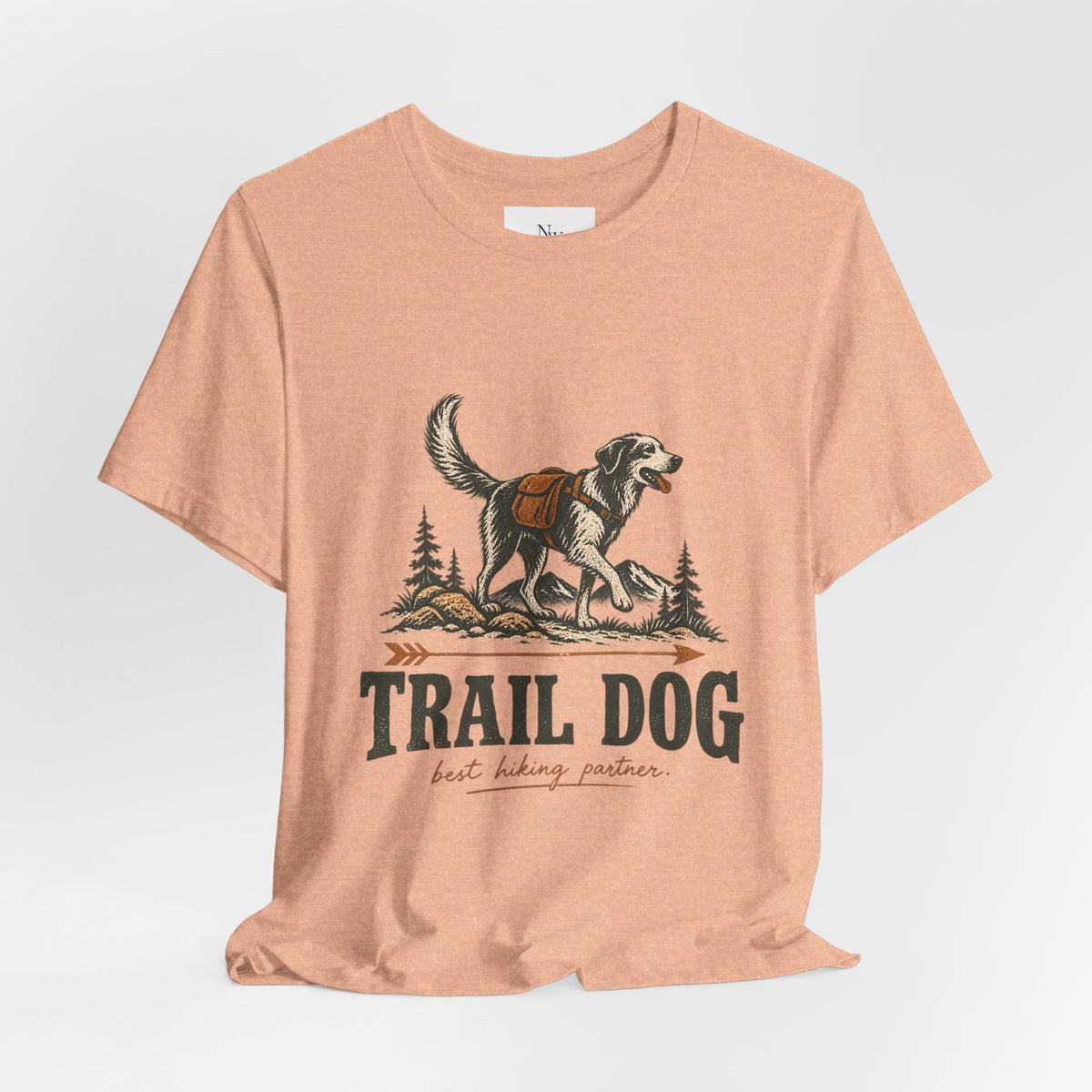 Trail Dog Tee — "Trails Are Better With Dogs" Outdoor Hiking Shirt