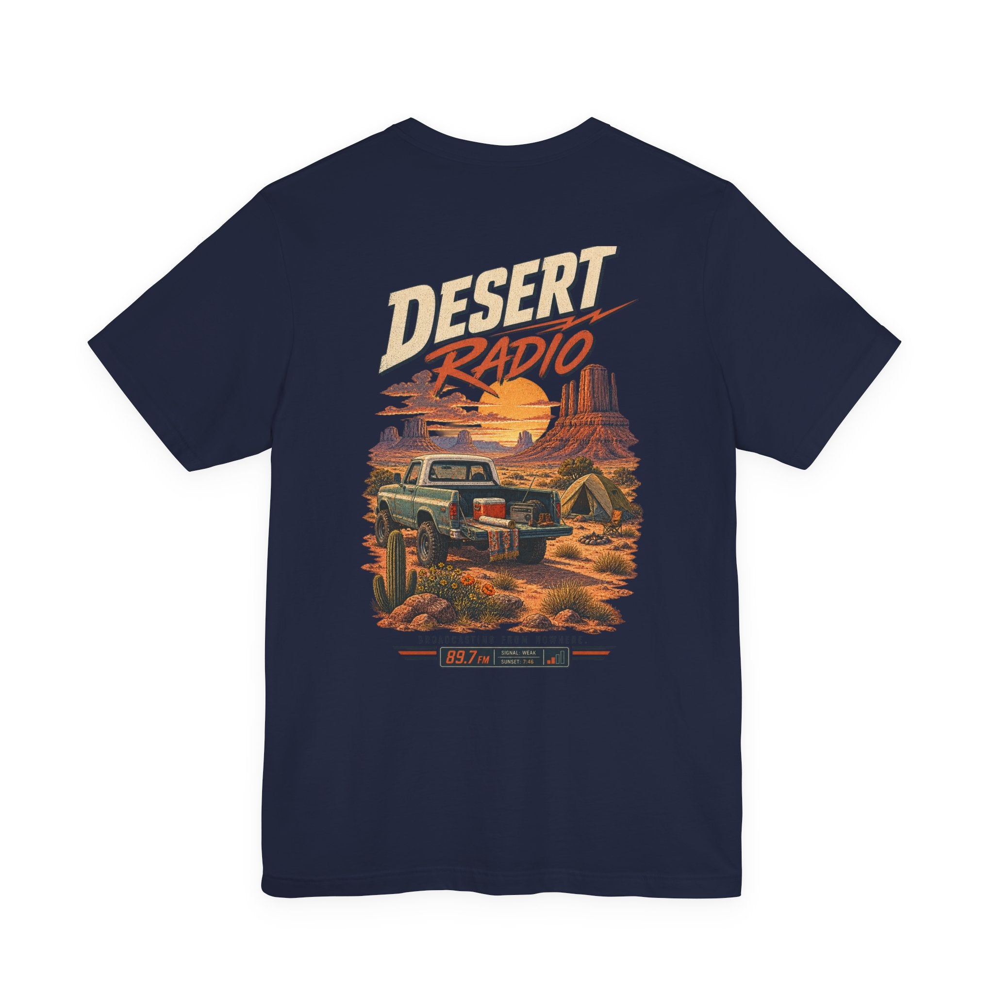Desert Radio Tee — '89.7 Nowhere FM' Vintage Desert Radio Graphic T-Shirt