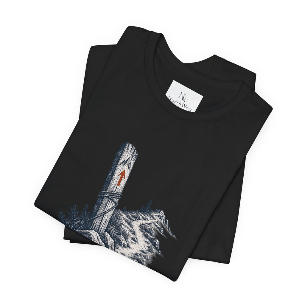 Take The Long Way T‑Shirt — Scenic Hiking Adventure Tee ("Take the Long Way" / "The Long Way Home")