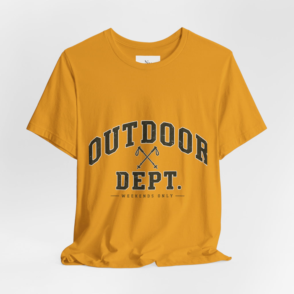 Outdoor Dept. Graphic Tee — Adventure Camping T-Shirt