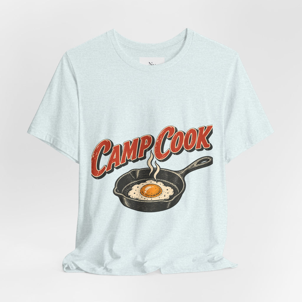 Camp Cook T‑Shirt — “Breakfast Tastes Better Outside” Camping Tee