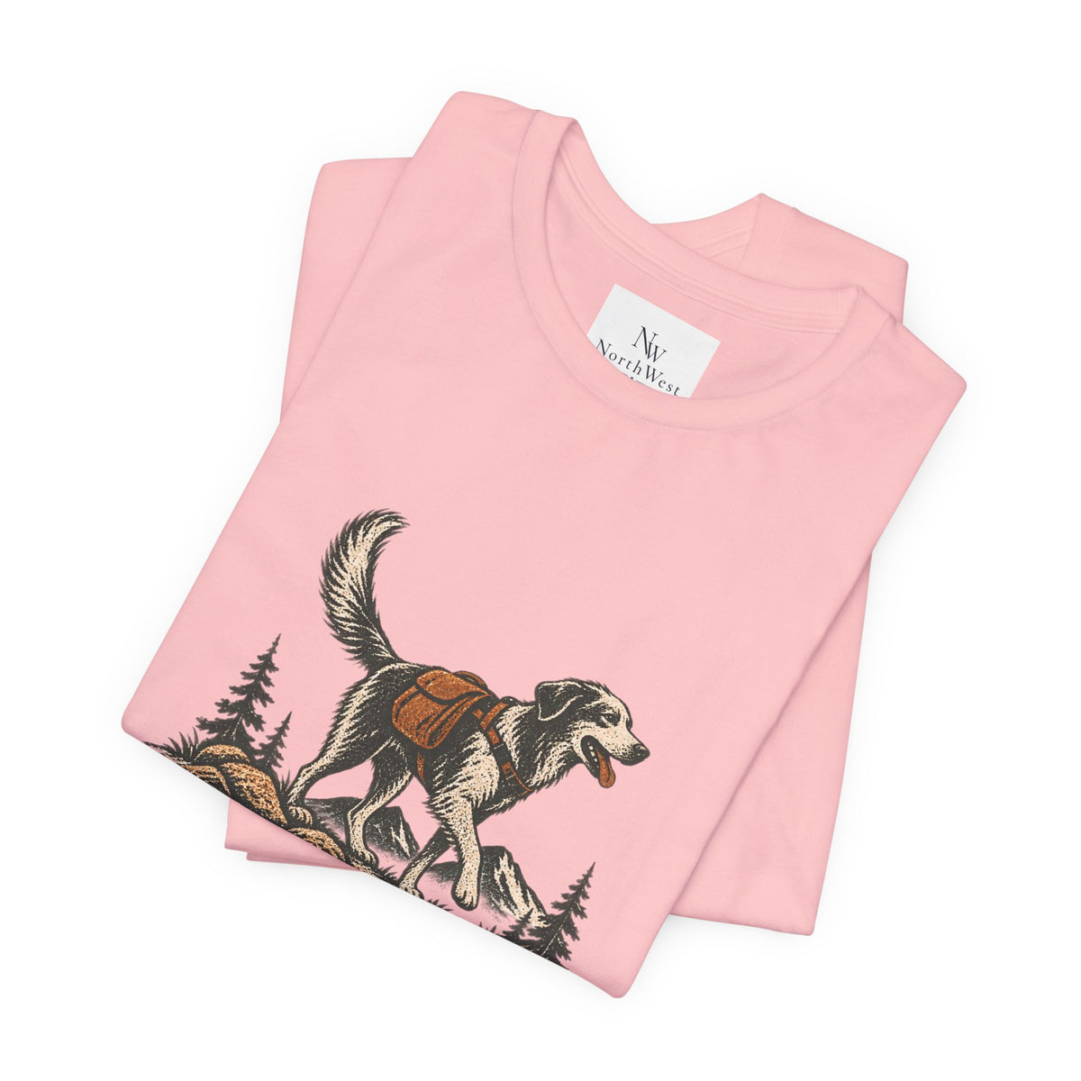 Trail Dog Tee — "Trails Are Better With Dogs" Outdoor Hiking Shirt