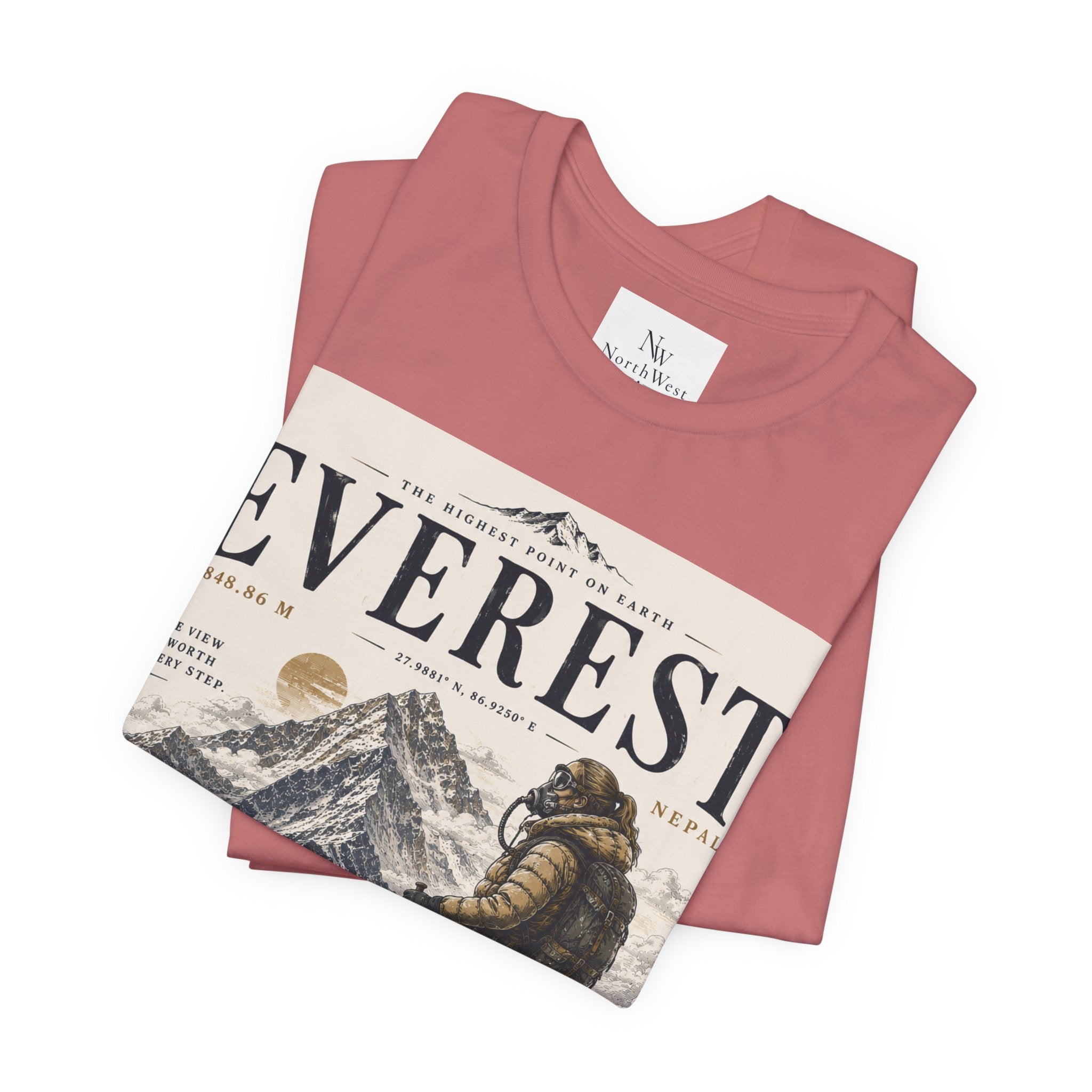 Everest Adventure Tee — Mountain Climber Vintage Graphic T‑Shirt