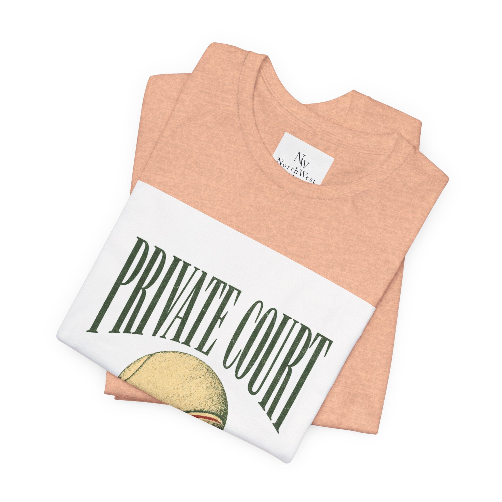 Private Court Tennis Tee — "After Four" Vintage Tennis Graphic T‑Shirt