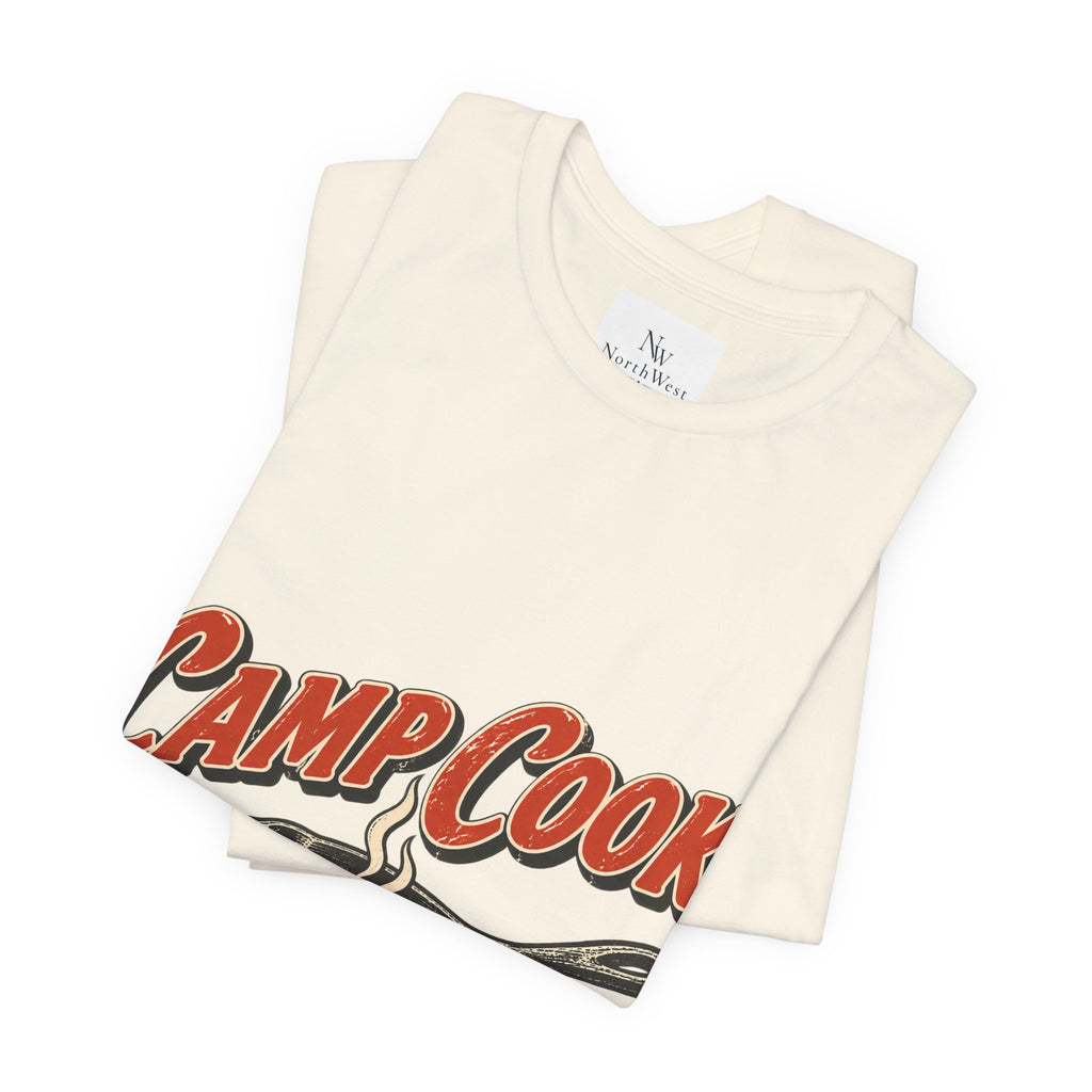 Camp Cook T‑Shirt — “Breakfast Tastes Better Outside” Camping Tee