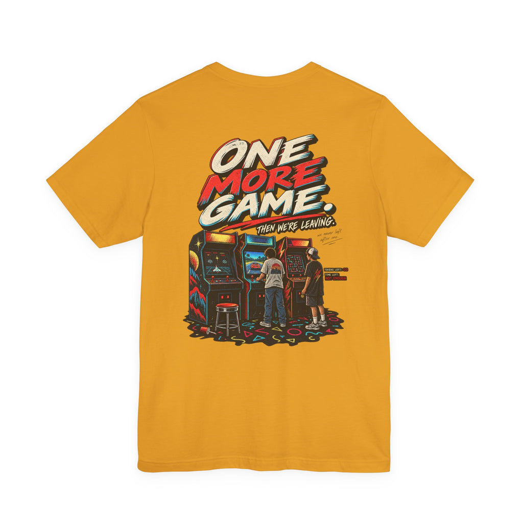 Insert Coin Arcade T‑Shirt — "One More Game" Retro Gaming Tee