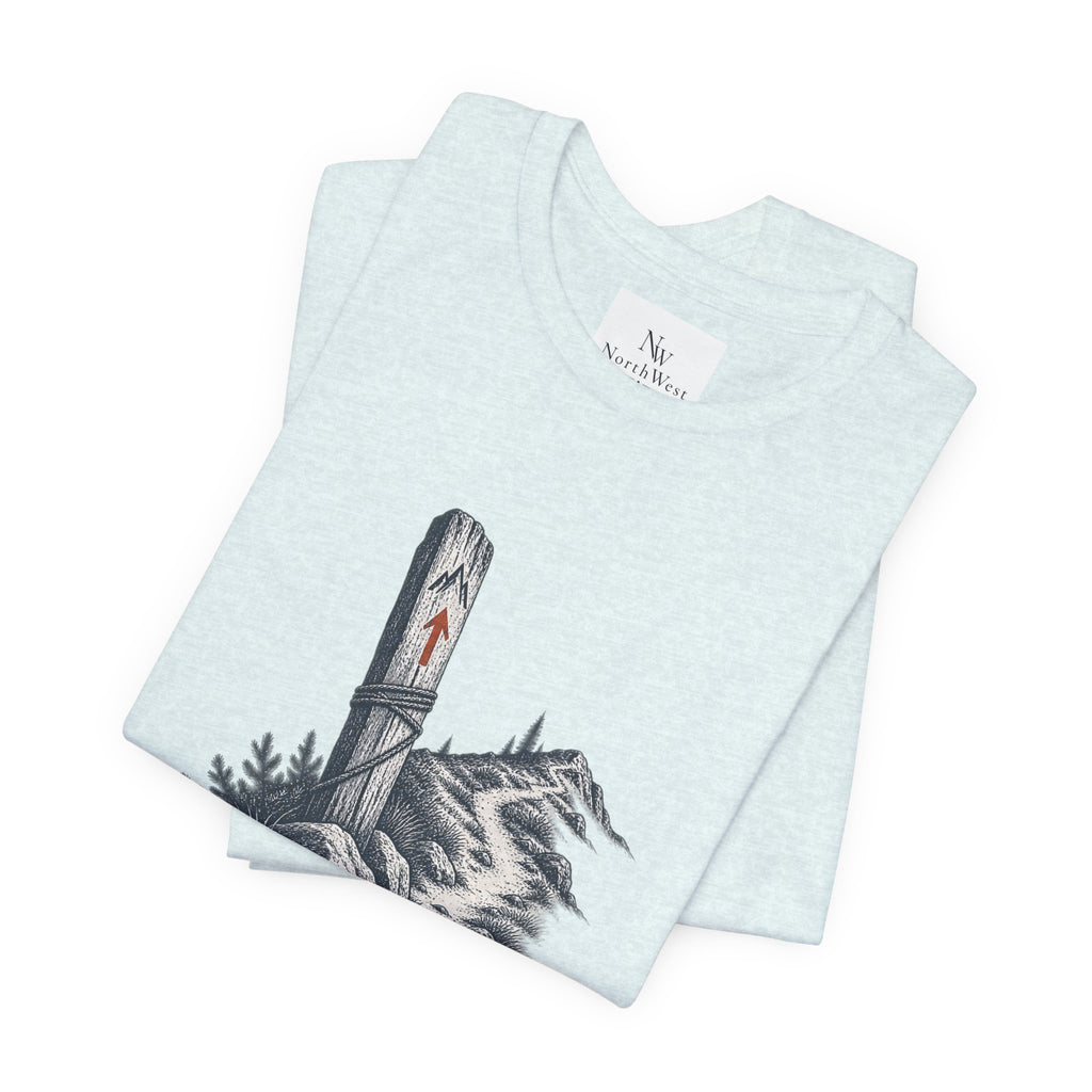 Take The Long Way T‑Shirt — Scenic Hiking Adventure Tee ("Take the Long Way" / "The Long Way Home")