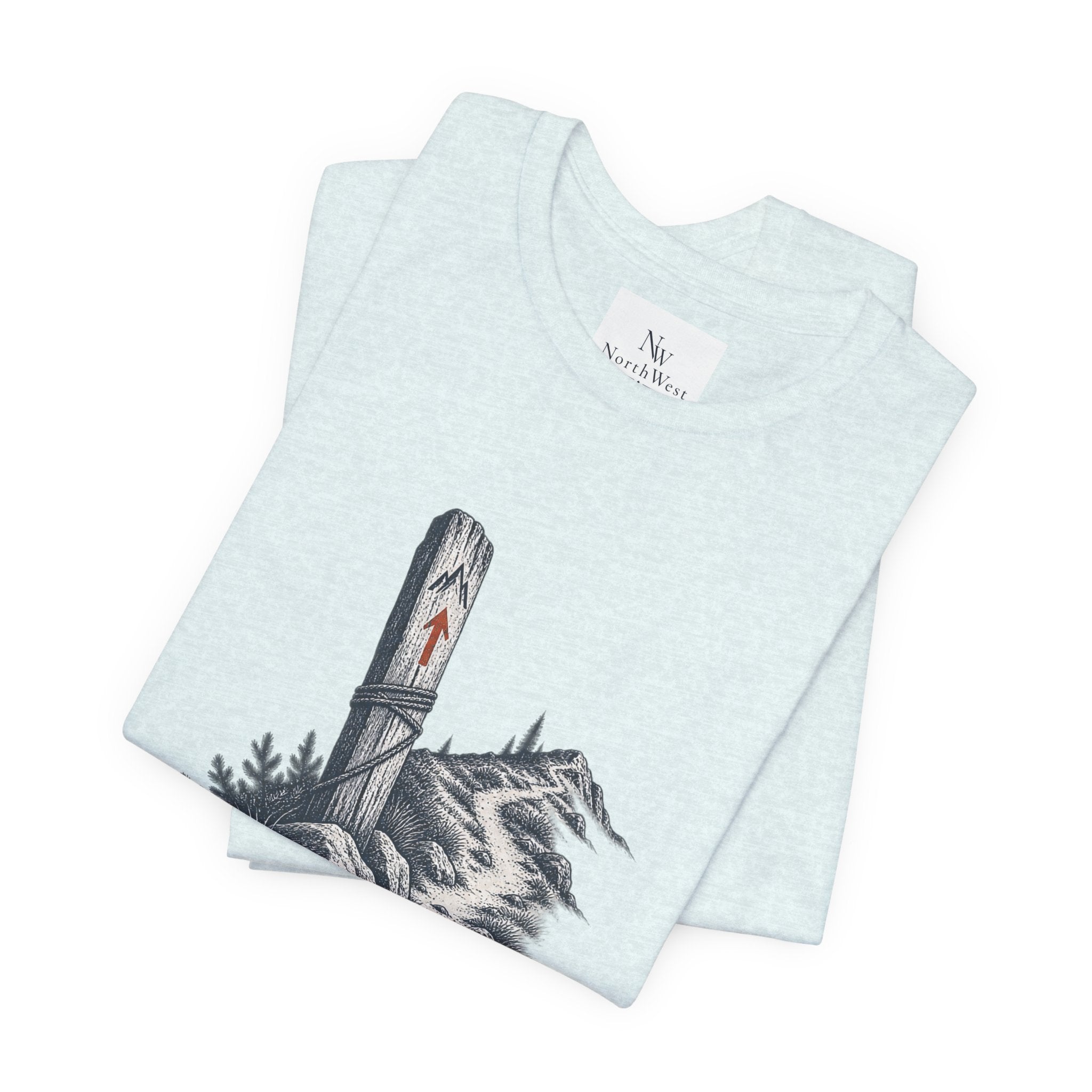 Take The Long Way T‑Shirt — Scenic Hiking Adventure Tee ("Take the Long Way" / "The Long Way Home")
