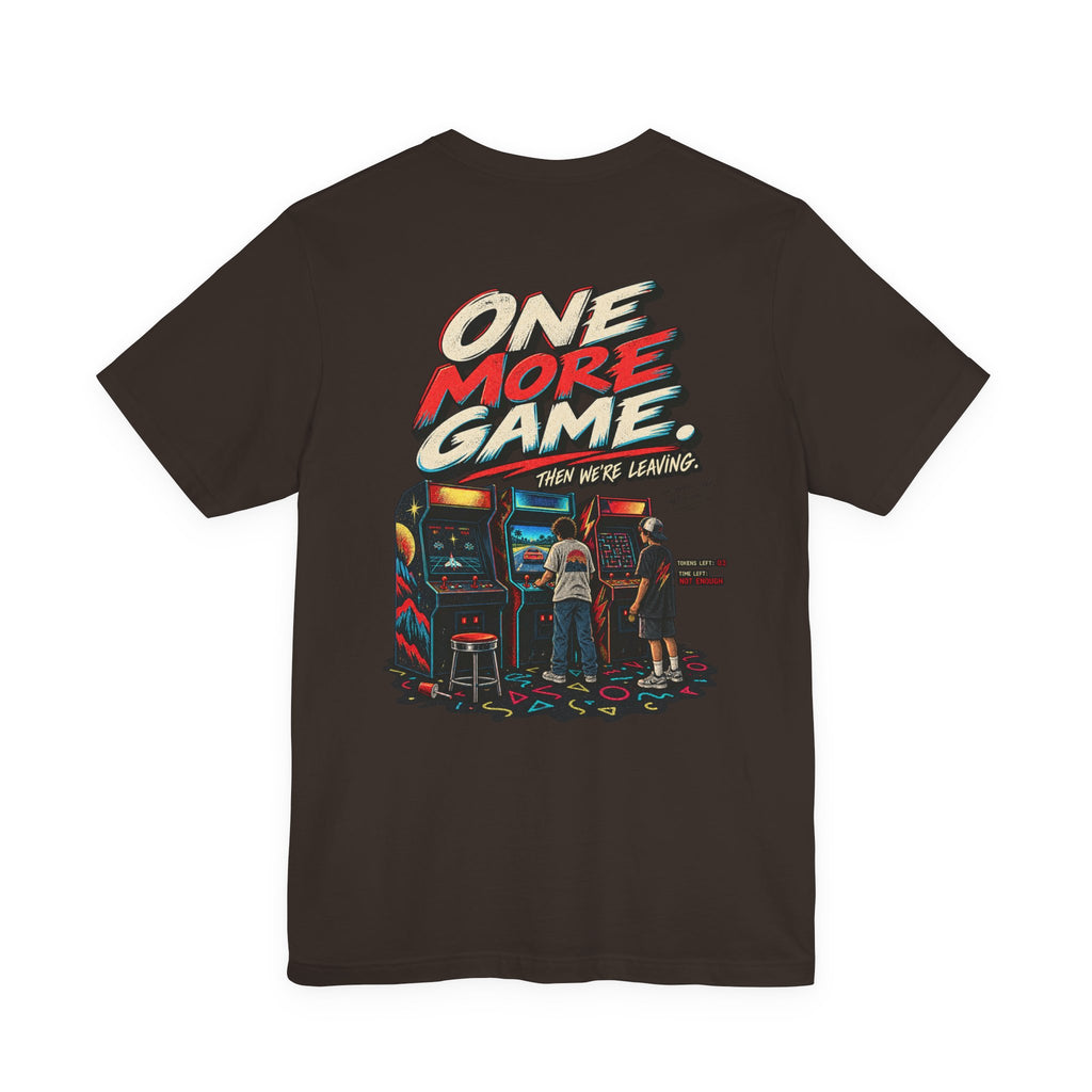Insert Coin Arcade T‑Shirt — "One More Game" Retro Gaming Tee