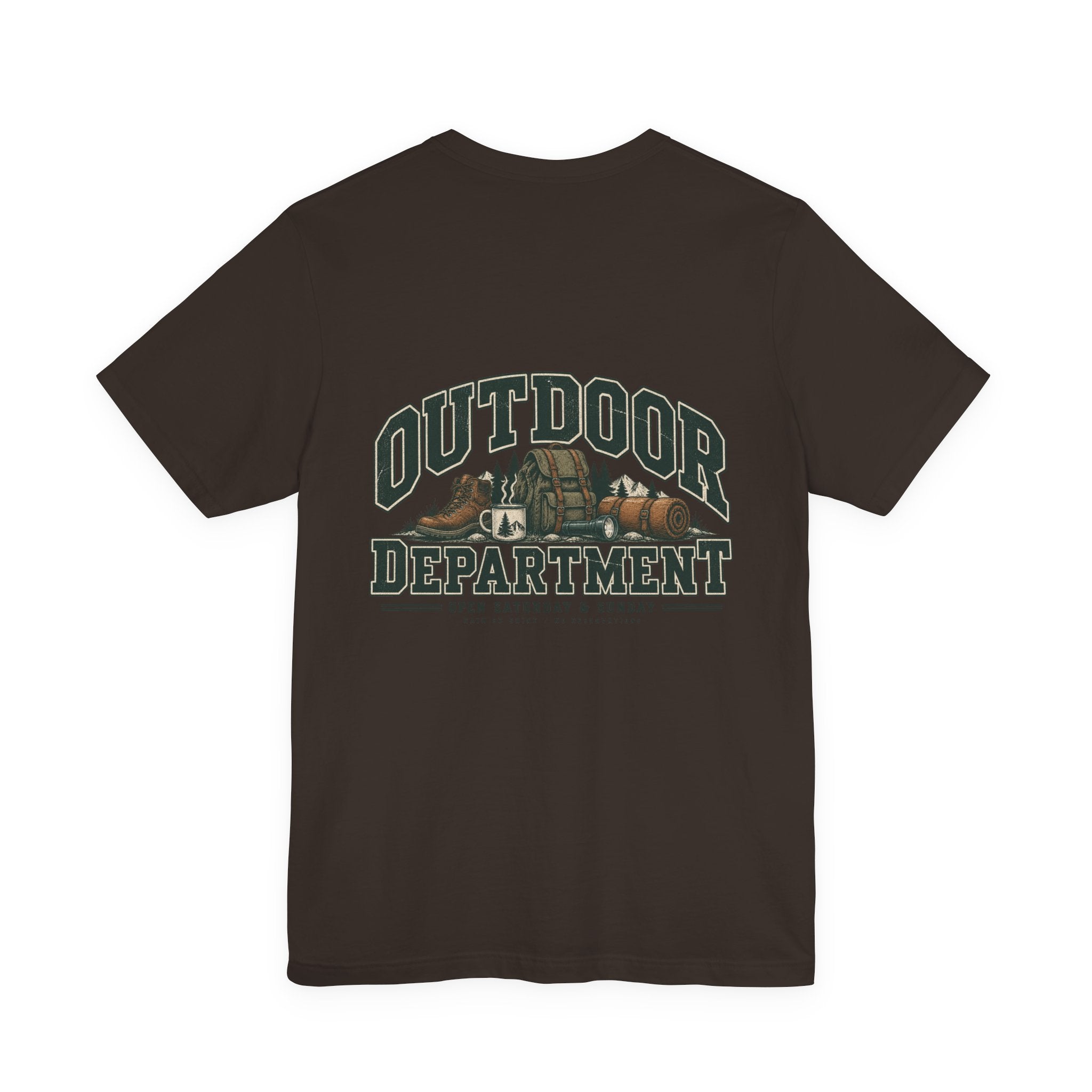 Outdoor Dept. Graphic Tee — Adventure Camping T-Shirt