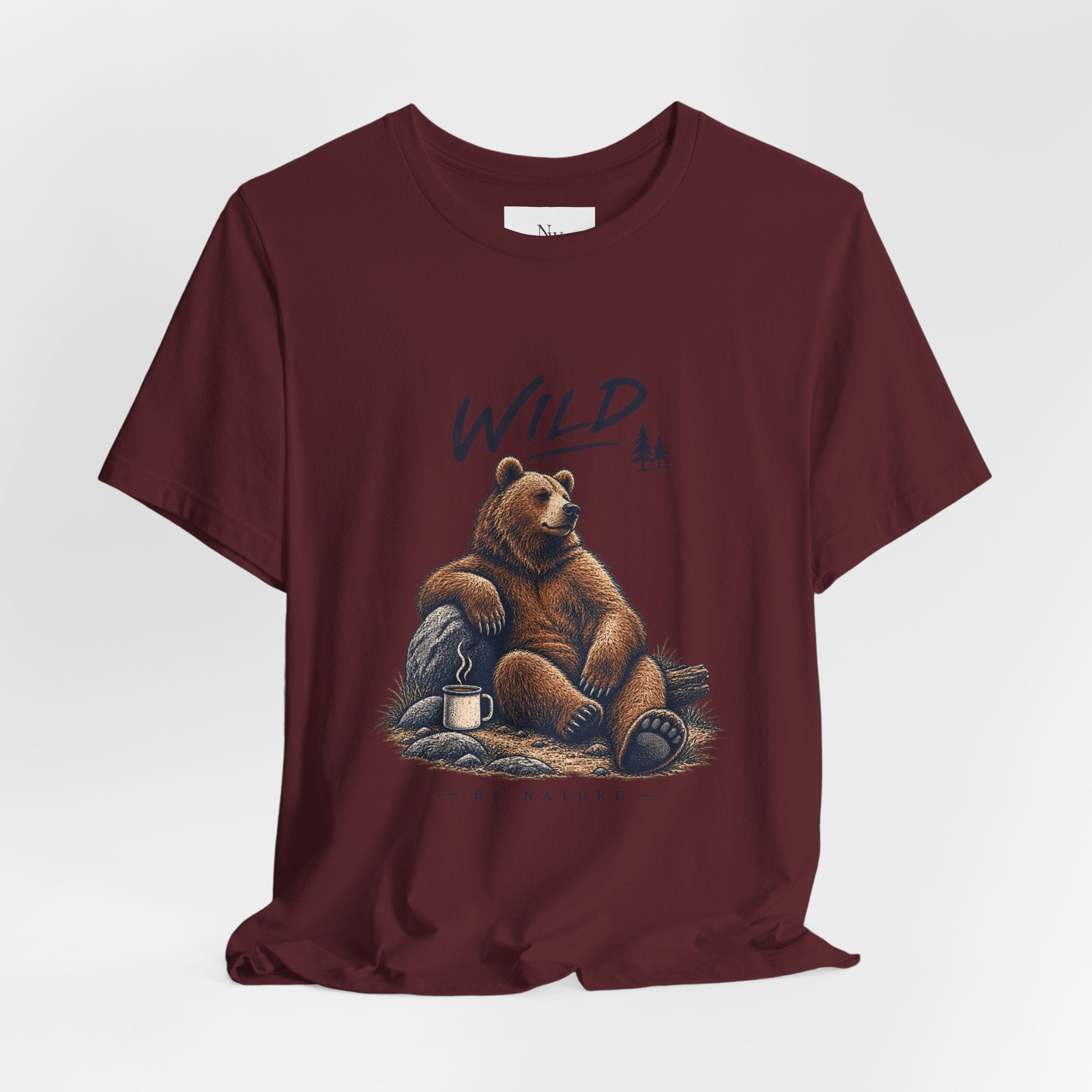 Wild at Heart Bear T-Shirt — Outdoor Nature Graphic Tee
