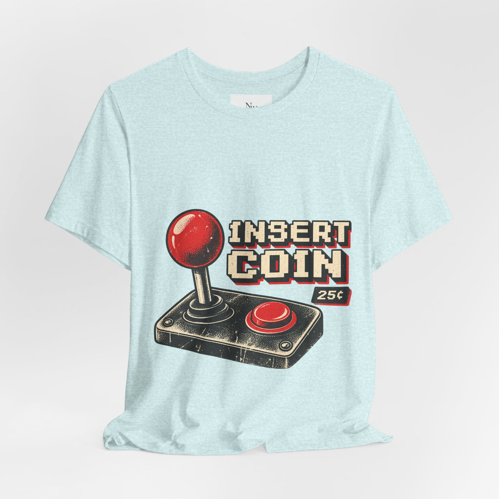 Insert Coin Arcade T‑Shirt — "One More Game" Retro Gaming Tee