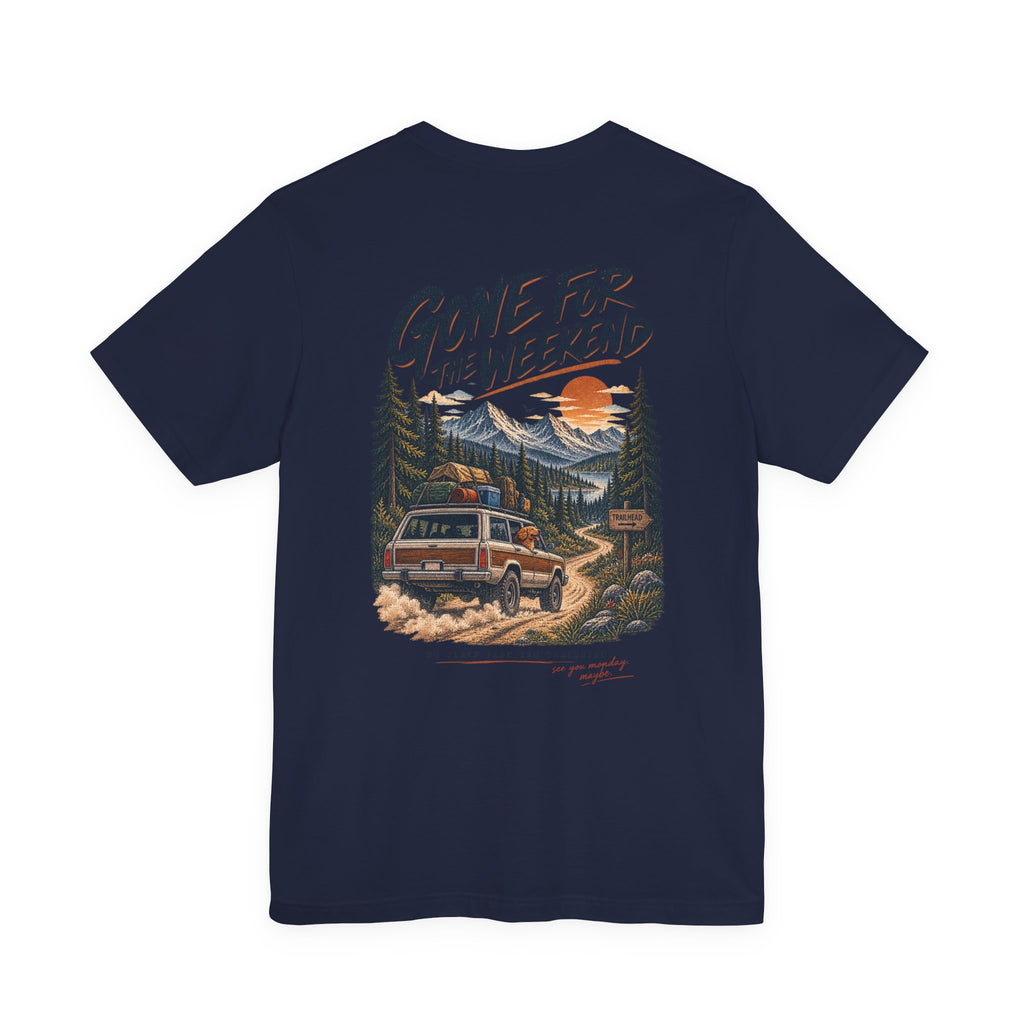 Adventure Tee — "Gone for the Weekend" Off‑Road Van Graphic T‑Shirt