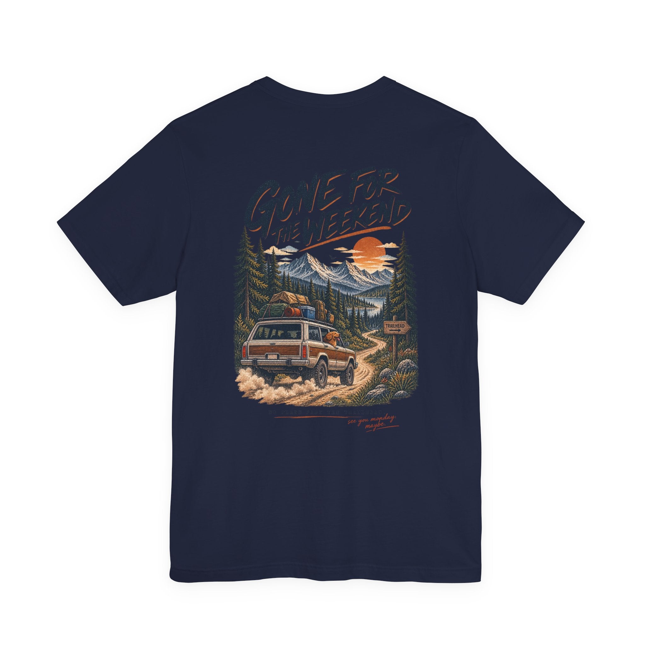Adventure Tee — "Gone for the Weekend" Off‑Road Van Graphic T‑Shirt