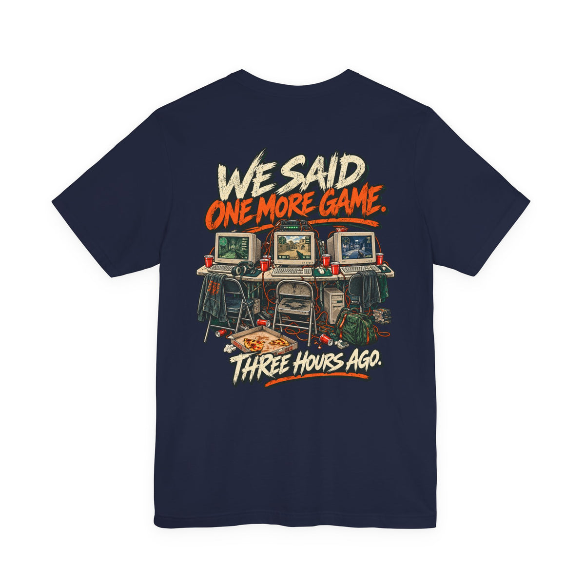 Gaming Tee — "One More Game" Retro LAN Party T-Shirt