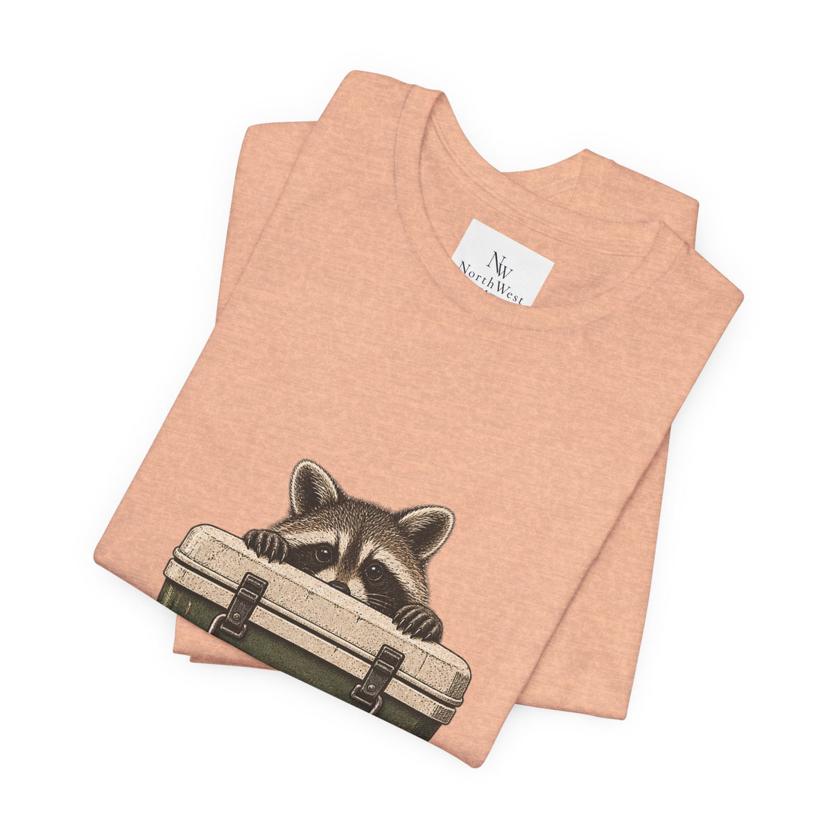 Local Wildlife Raccoon Camping Tee