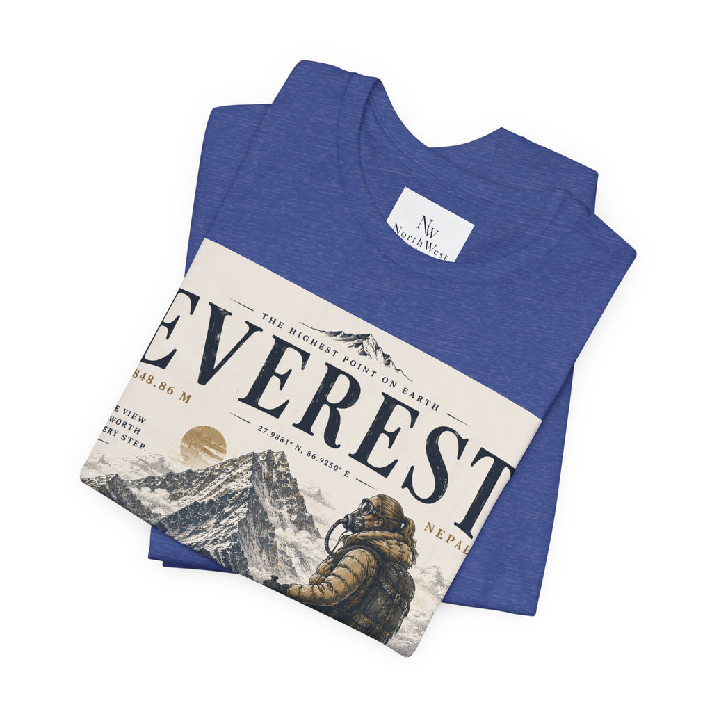 Everest Adventure Tee — Mountain Climber Vintage Graphic T‑Shirt