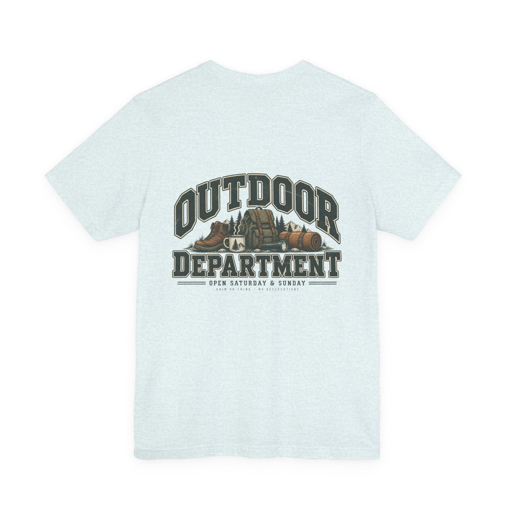 Outdoor Dept. Graphic Tee — Adventure Camping T-Shirt