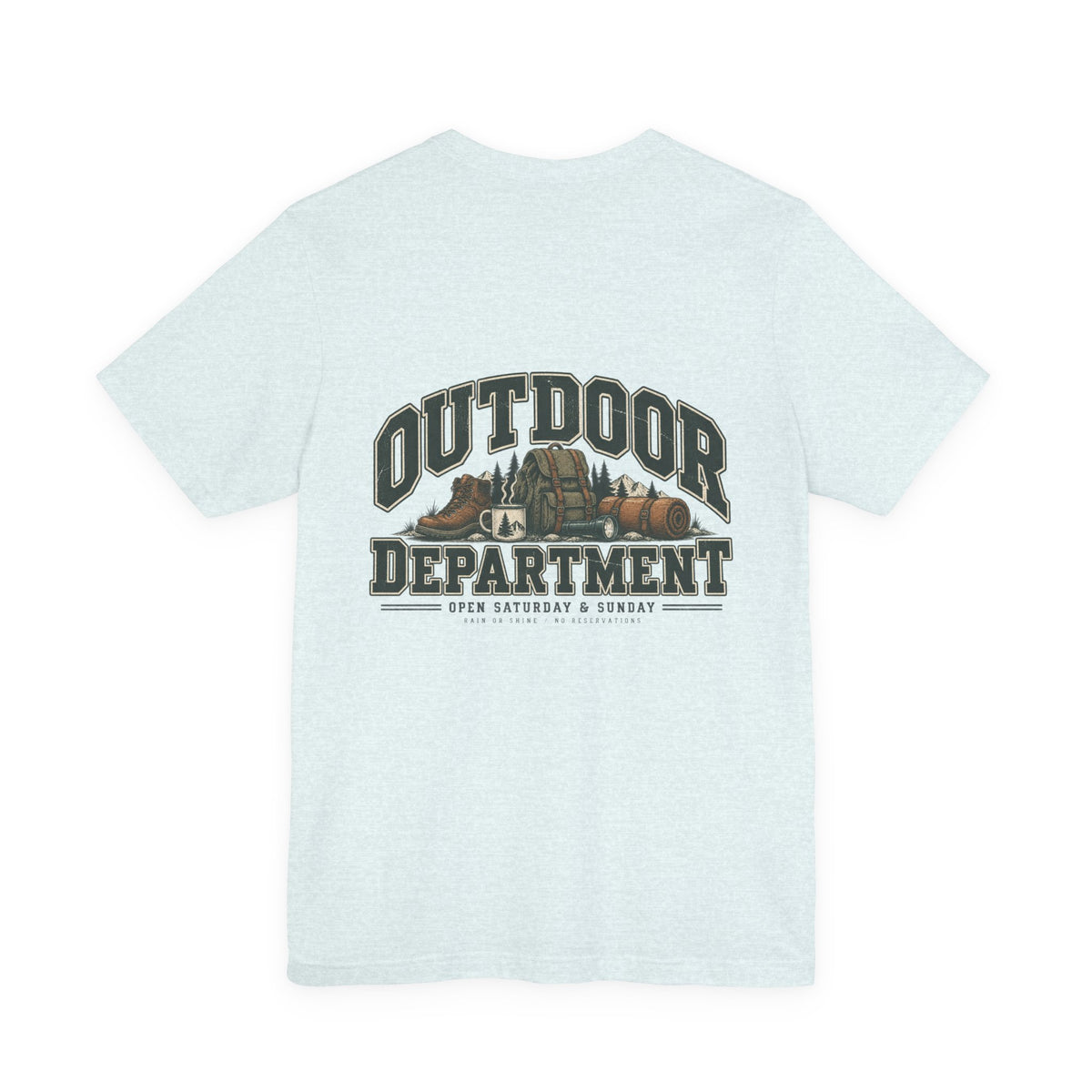 Outdoor Dept. Graphic Tee — Adventure Camping T-Shirt