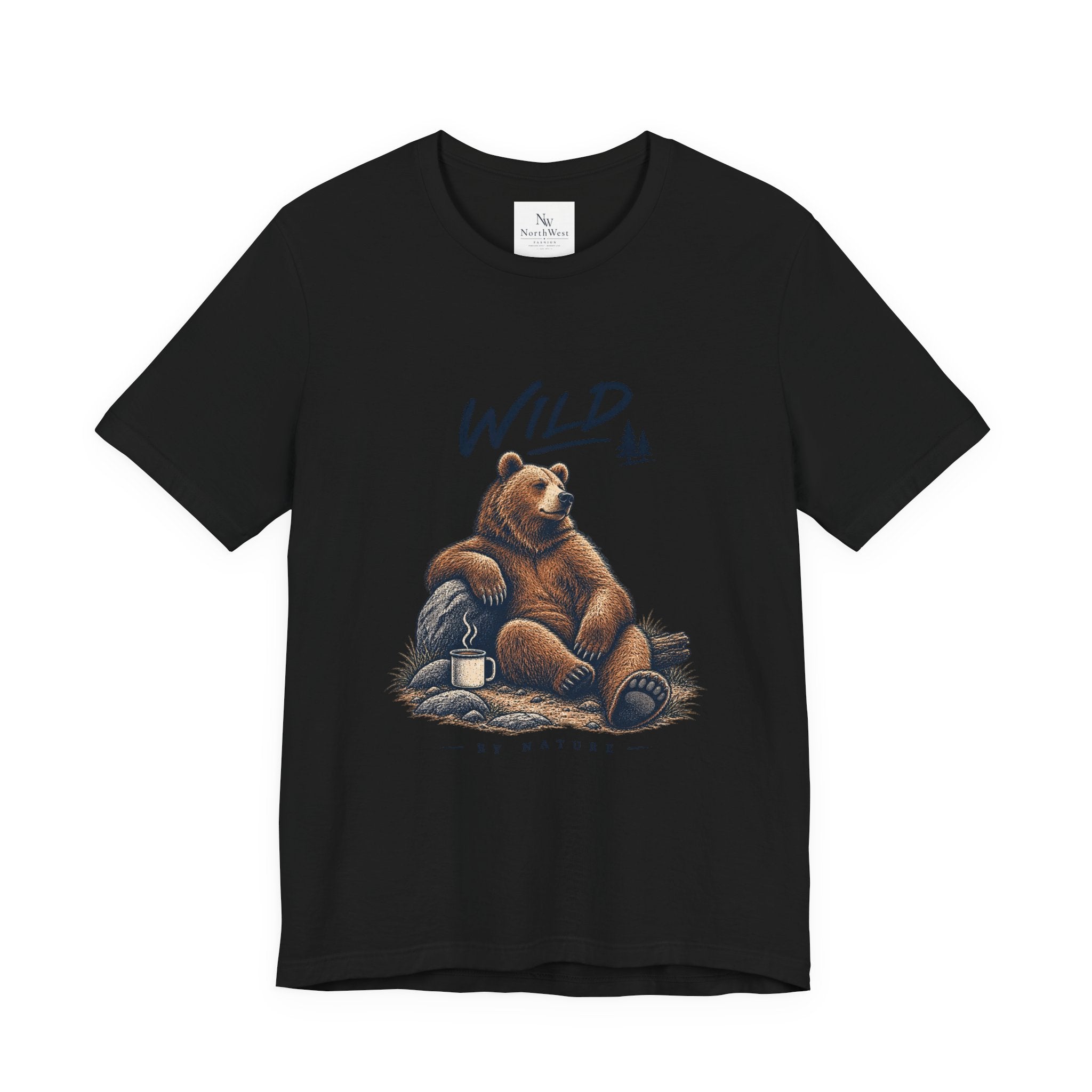 Wild at Heart Bear T-Shirt — Outdoor Nature Graphic Tee