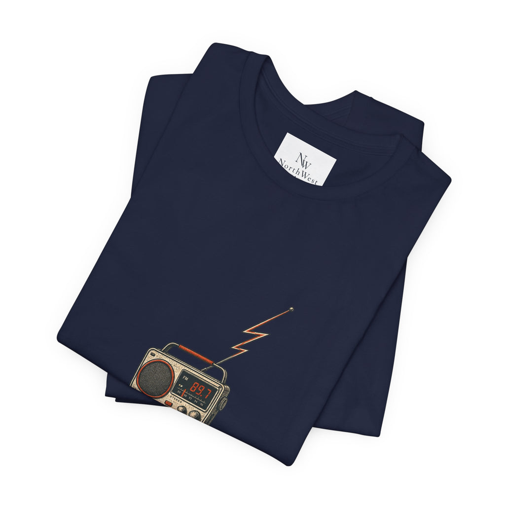 Desert Radio Tee — '89.7 Nowhere FM' Vintage Desert Radio Graphic T-Shirt