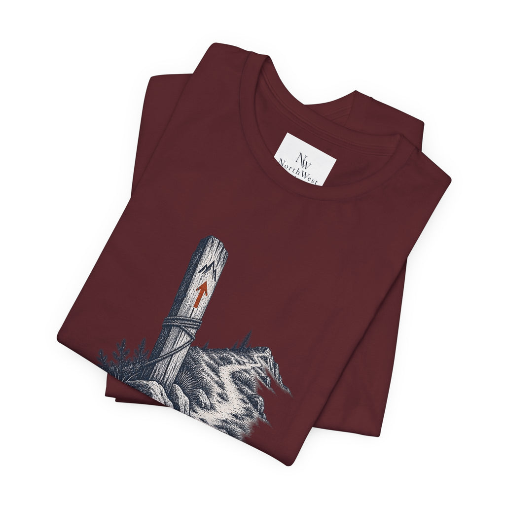 Take The Long Way T‑Shirt — Scenic Hiking Adventure Tee ("Take the Long Way" / "The Long Way Home")