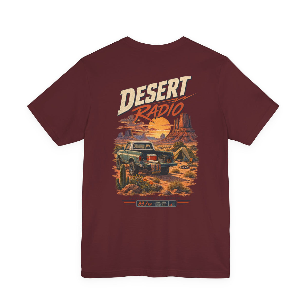 Desert Radio Tee — '89.7 Nowhere FM' Vintage Desert Radio Graphic T-Shirt